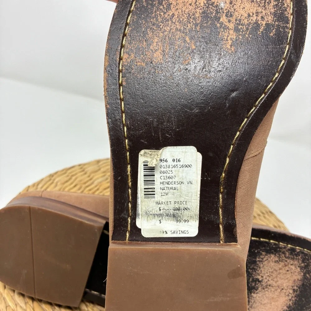 Cole Haan Henderson Venetian Loafers Shoes Mens 12 M Tan Brown Nubuck Leather